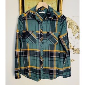 LA Hearts Green Flannel